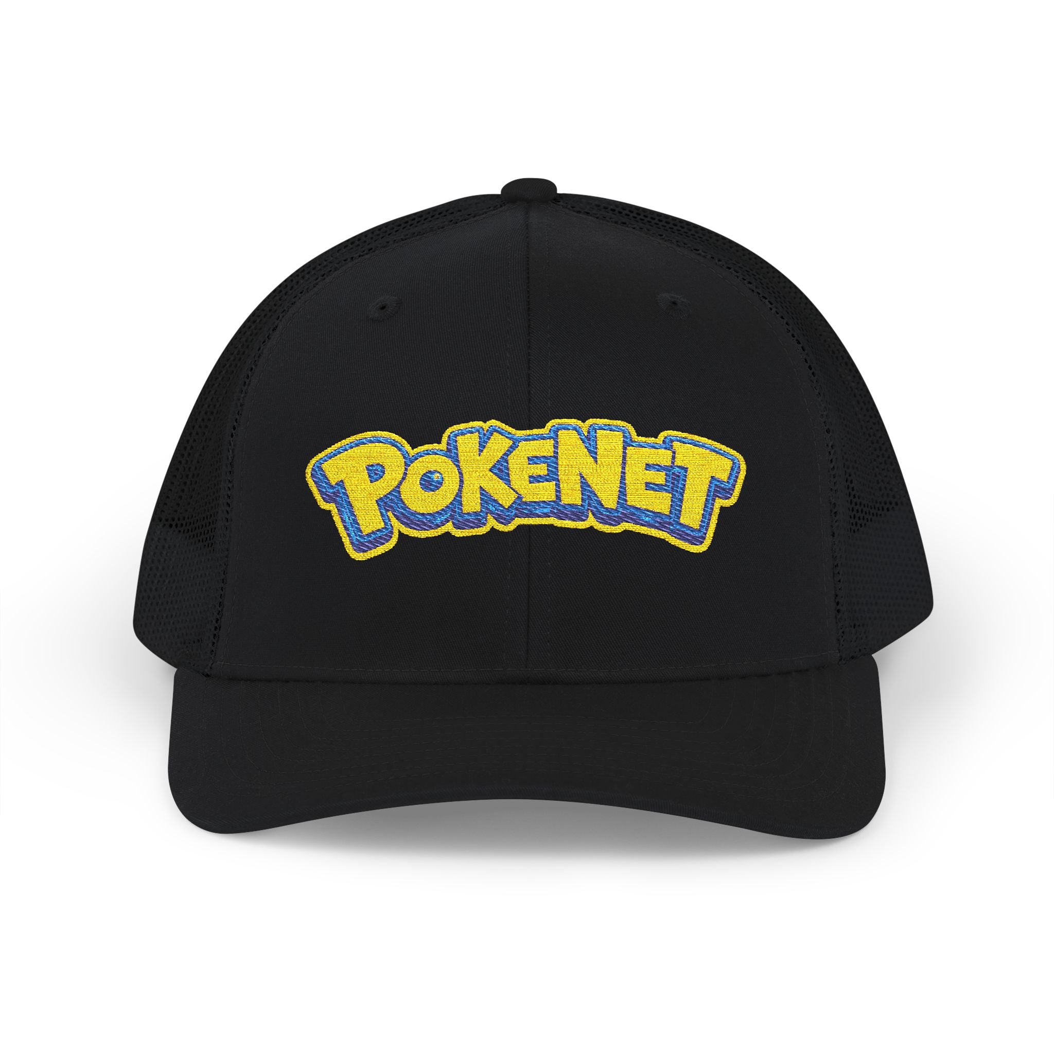 PokeNet Trucker Cap – Retro Gaming Logo Snapback Hat