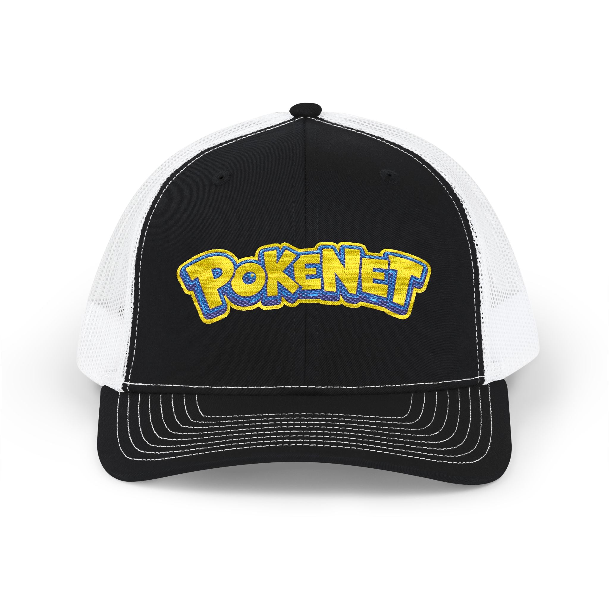 PokeNet Trucker Cap – Retro Gaming Logo Snapback Hat