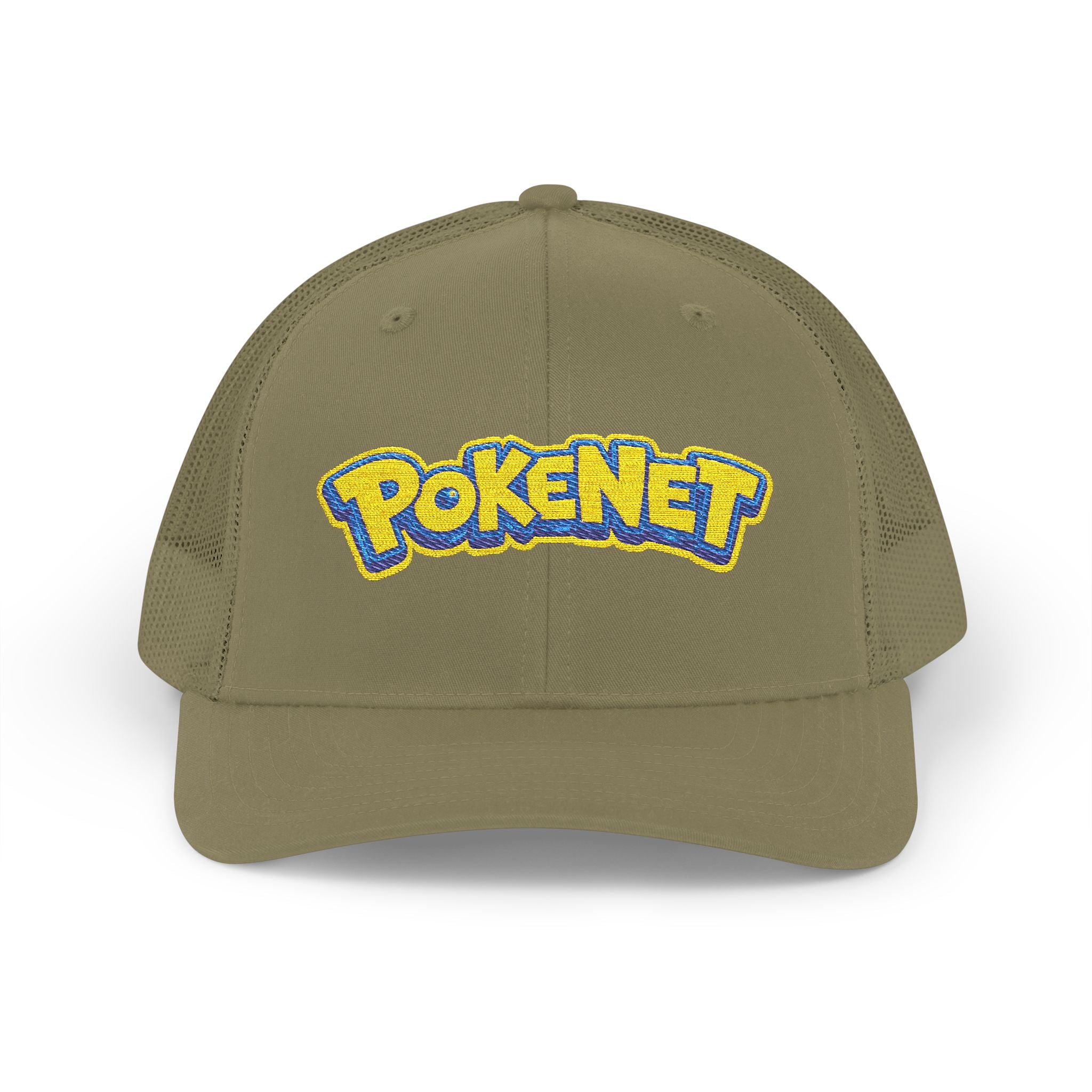 PokeNet Trucker Cap – Retro Gaming Logo Snapback Hat